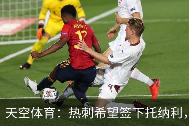 天空体育：热刺希望签下托纳利，他是德泽尔比的头号目标